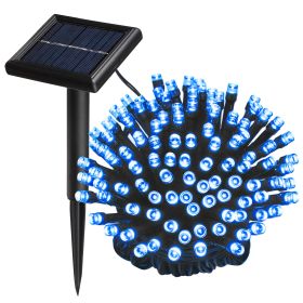 100LEDs Blue Solar String Light